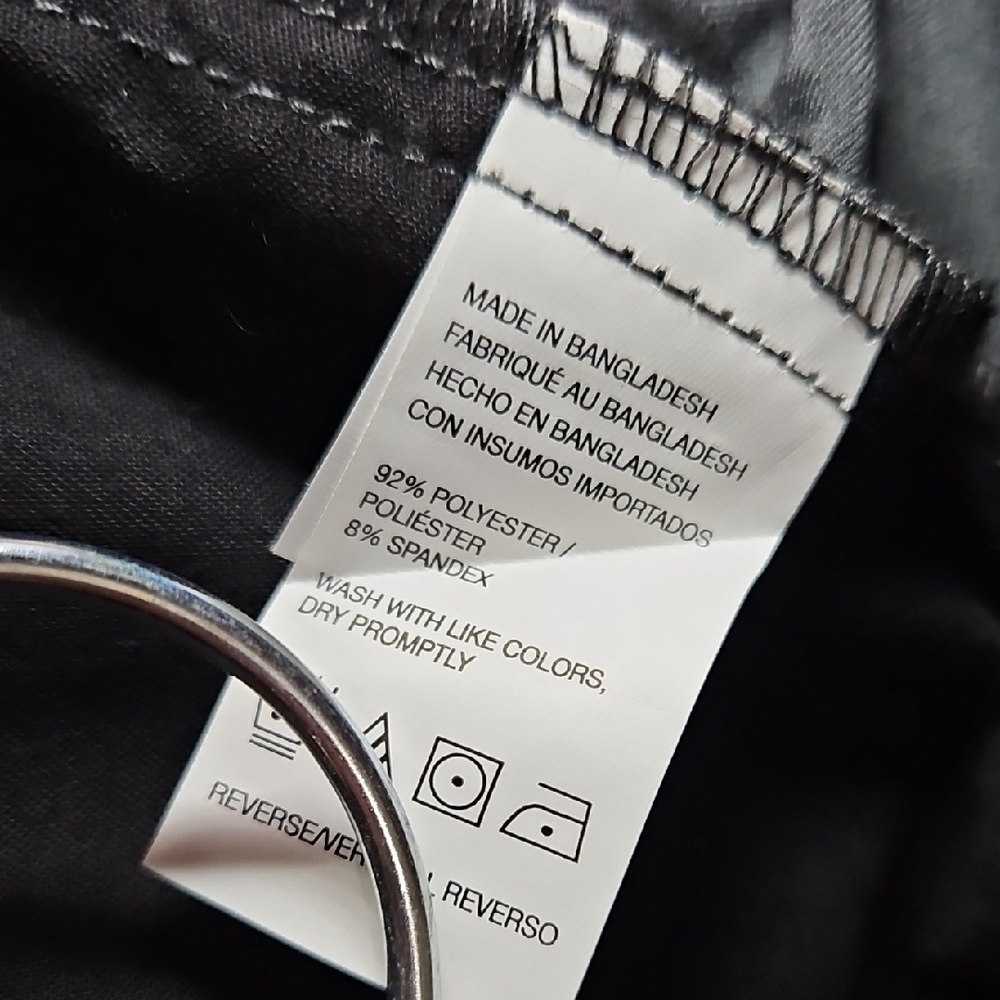 Van Heusen Charcoal Gray Slim Fit Flex 3 Comfort Dress Pants - Picture 10 of 11